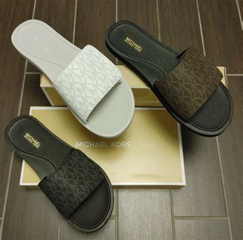 michael kors sliders uk|michael kors sliders women.